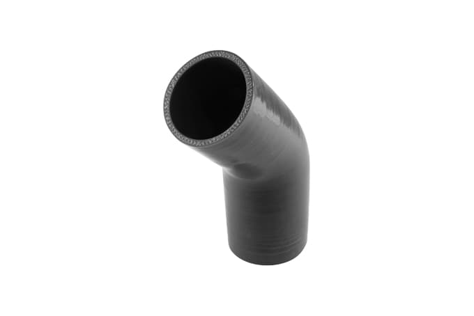 Silicon 45 Degree Reducer - Elbow 2.50"-2.75" (Black)