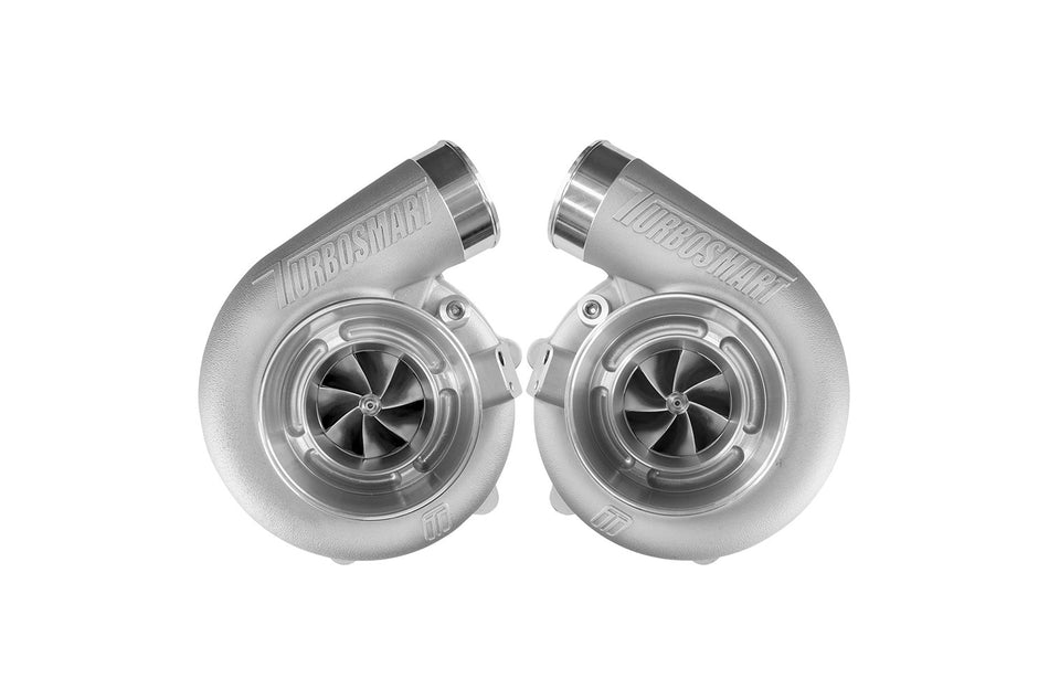 Mirror Twin Turbo Package - TS-1-6466B V-Band 0.82AR Oil Cooled Turbos
