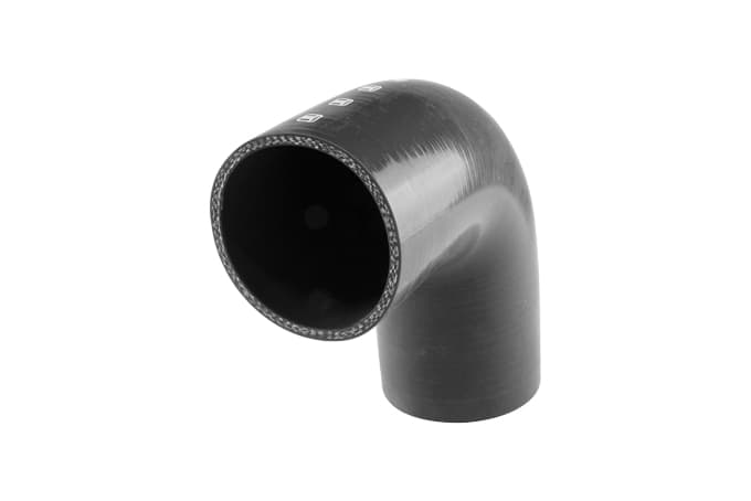Silicon 90 Degree Reducer - Elbow 2.75"-3.00" (Black)