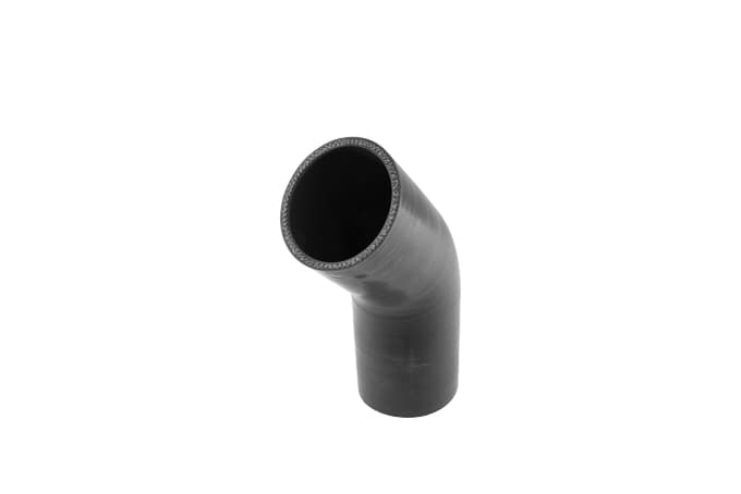 Silicon 45 Degree Silicon Hose - Elbow 2.50" (Black)