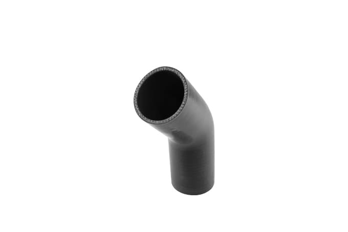 Silicon 45 Degree Silicon Hose - Elbow 2.25" (Black)