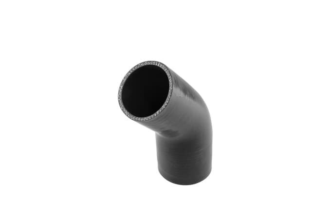Silicon 45 Degree Reducer - Elbow 2.25"-2.50" (Black)